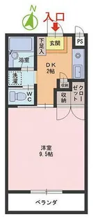 サンクレフォート大宮【1階】の間取り