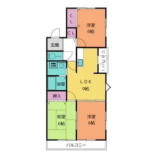 サン マーサーズ【1階】の間取り