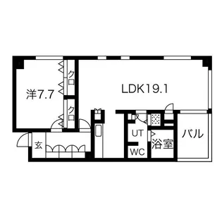 愛知県名古屋市千種区御棚町2【マンション】の間取り