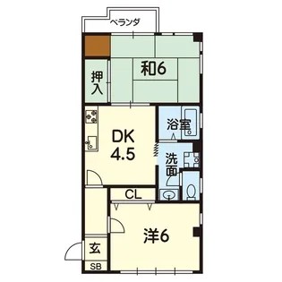 アルティーム天神【3階】の間取り