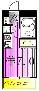 ホワイトシティ【2階】の間取り