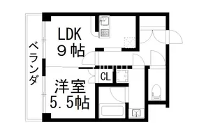 コリンノルド【4階】の間取り