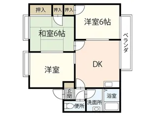 セジュール友竹【1階】の間取り