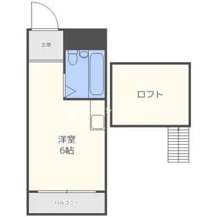 ロフティー野田【2階】の間取り