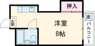 リトルウッドマンション【4階】の間取り