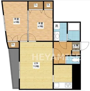 Time Hills【3階】の間取り