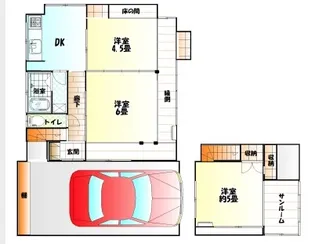 熊本県熊本市東区東野2【一戸建】の間取り