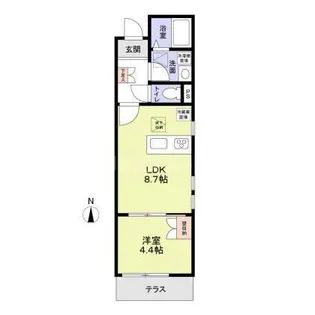 AVON HOUSE KOHINATA【1階】の間取り