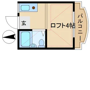 スリーウッドハイツA【2階】の間取り
