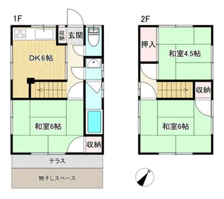 広島県広島市東区尾長東2【一戸建】の間取り