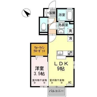 アルタイル藤ノ木【1階】の間取り