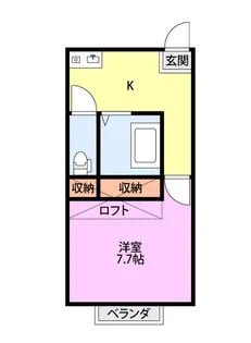 ピュアサンセット C【1階】の間取り