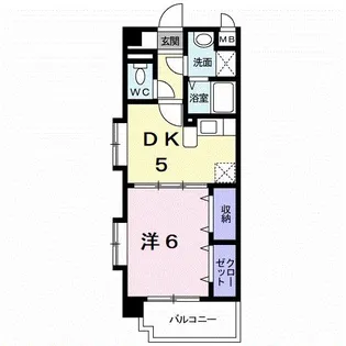 アニバーサリー【3階】の間取り