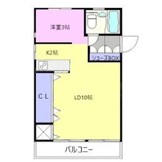 サマリヤマンション 702号室【7階】の間取り
