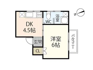アイランド丸和【2階】の間取り