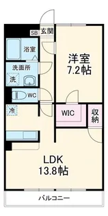 アムール 憩【1階】の間取り