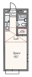 ラメールI【1階】の間取り