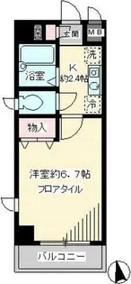ツインコート調布【1階】の間取り