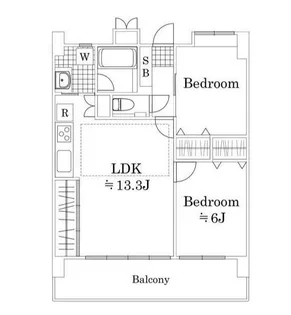 東京都調布市上石原1【マンション】の間取り