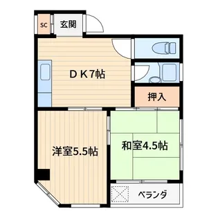 上青木コレクションハウス【3階】の間取り