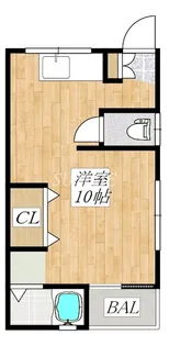 たちばな荘【2階】の間取り