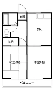 サンハイム平塚【4階】の間取り