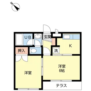 ラフィーヌメゾン【1階】の間取り