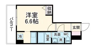 1Kの間取り画像