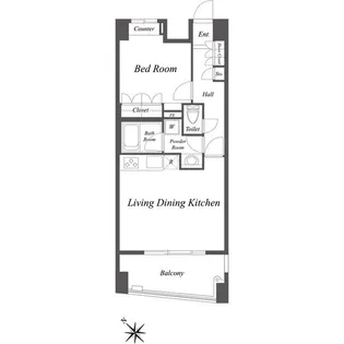 グレースレジデンス東京【9階】の間取り