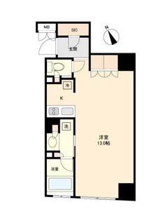 東京都杉並区方南2【マンション】の間取り