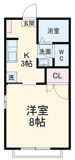 プリズム向ヶ丘II【1階】の間取り