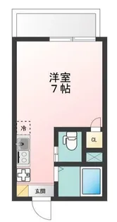 1Rの間取り画像