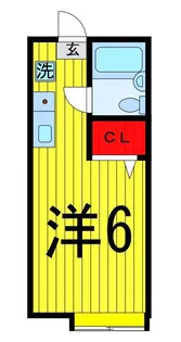 1Kの間取り画像