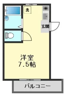東京都江戸川区南小岩8【アパート】の間取り