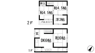 兵庫県宝塚市平井1【一戸建】の間取り