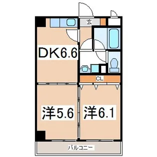 福島県郡山市並木5【マンション】の間取り