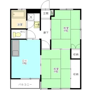 ハイツ小川【3階】の間取り
