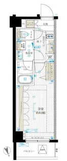 東京都新宿区水道町【マンション】の間取り
