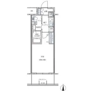 パークアクシス名古屋山王【14階】の間取り