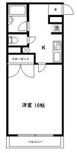 ル・クレソンヴェール【2階】の間取り