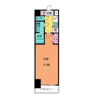 S-RESIDENCE金山West【5階】の間取り