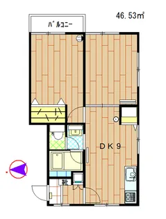 ドミールMK【3階】の間取り