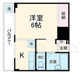 ダン・ラヴニール梶ヶ谷【1階】の間取り