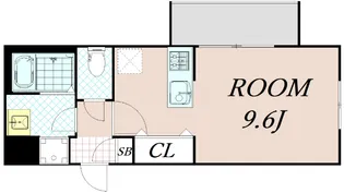 CREST TAPP 京都丹波口II【3階】の間取り