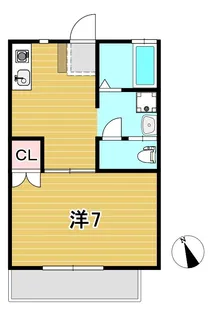 リバプールカルテットC【2階】の間取り