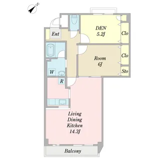 エフ・ファースト【2階】の間取り