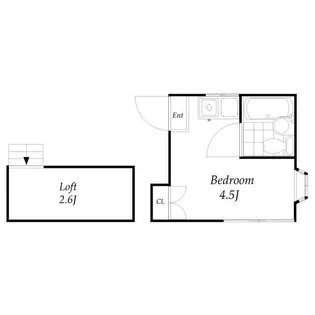 東京都調布市調布ケ丘3【アパート】の間取り