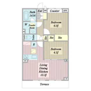 アストリーム【1階】の間取り