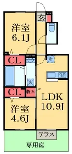 Flare Hills【1階】の間取り