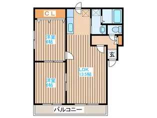 グランメ-ル本郷通12【4階】の間取り